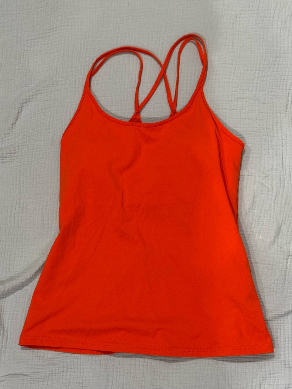 Old Navy Neon Orange Strappy Athletic Tank